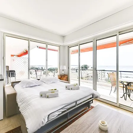 Immogroom- 2 Bedrooms -panoramic Sea View - Huge Terrace - Beach Cannes